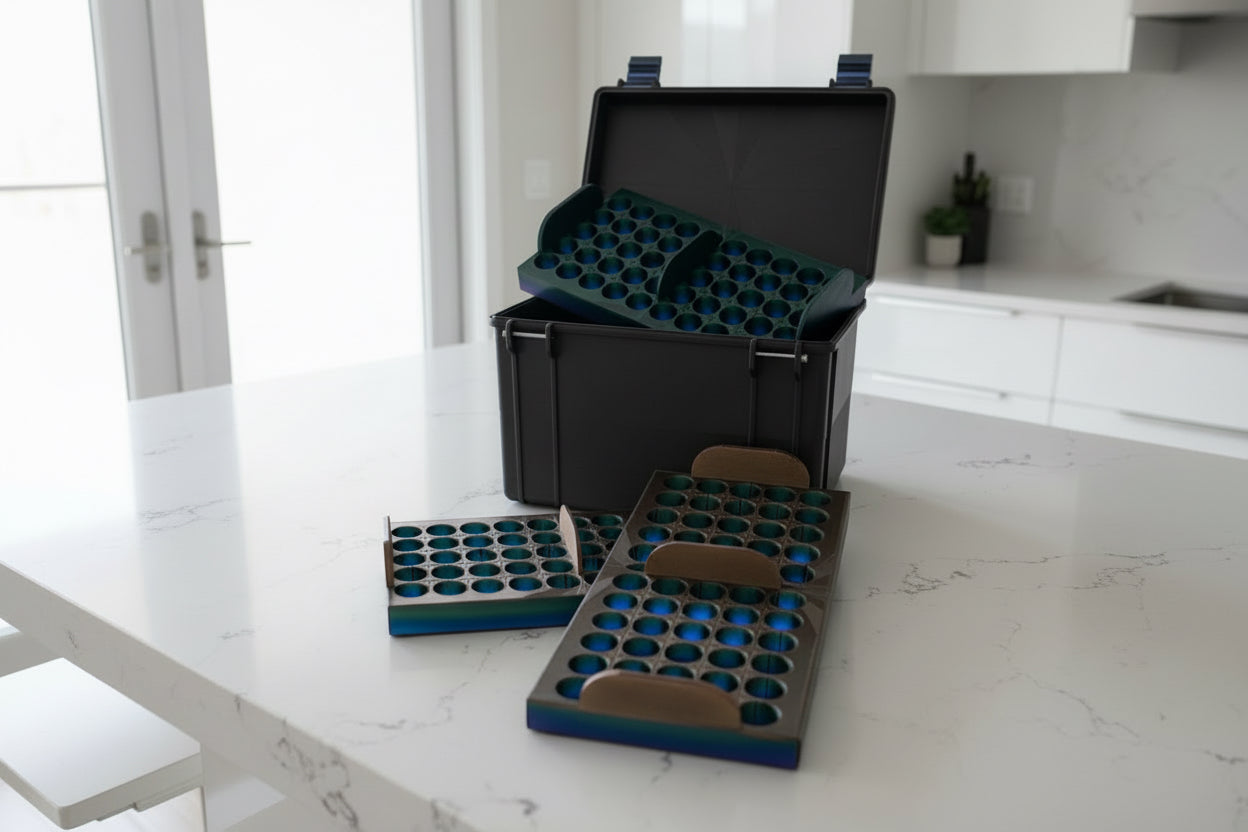 150 3ml vial case 10x5 (3) inserts