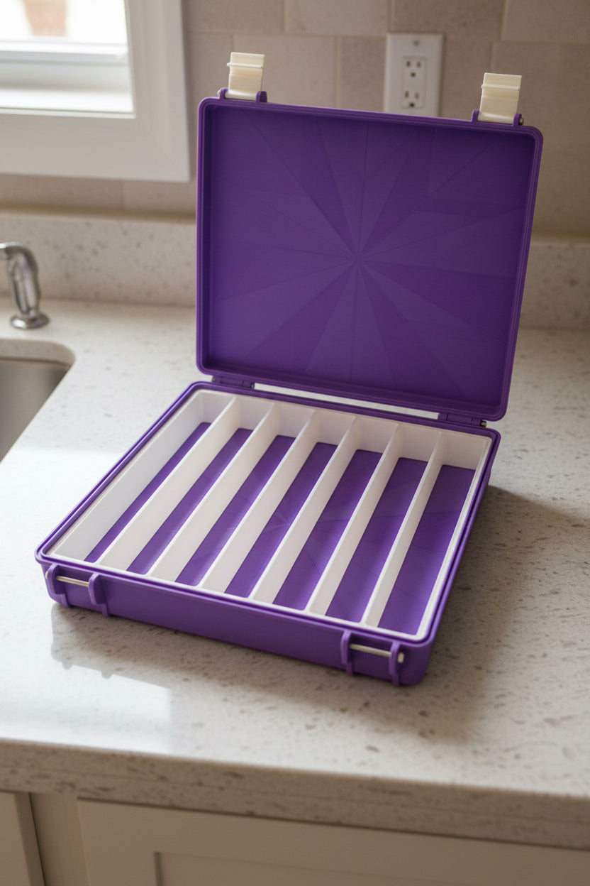 7 divider syringe case