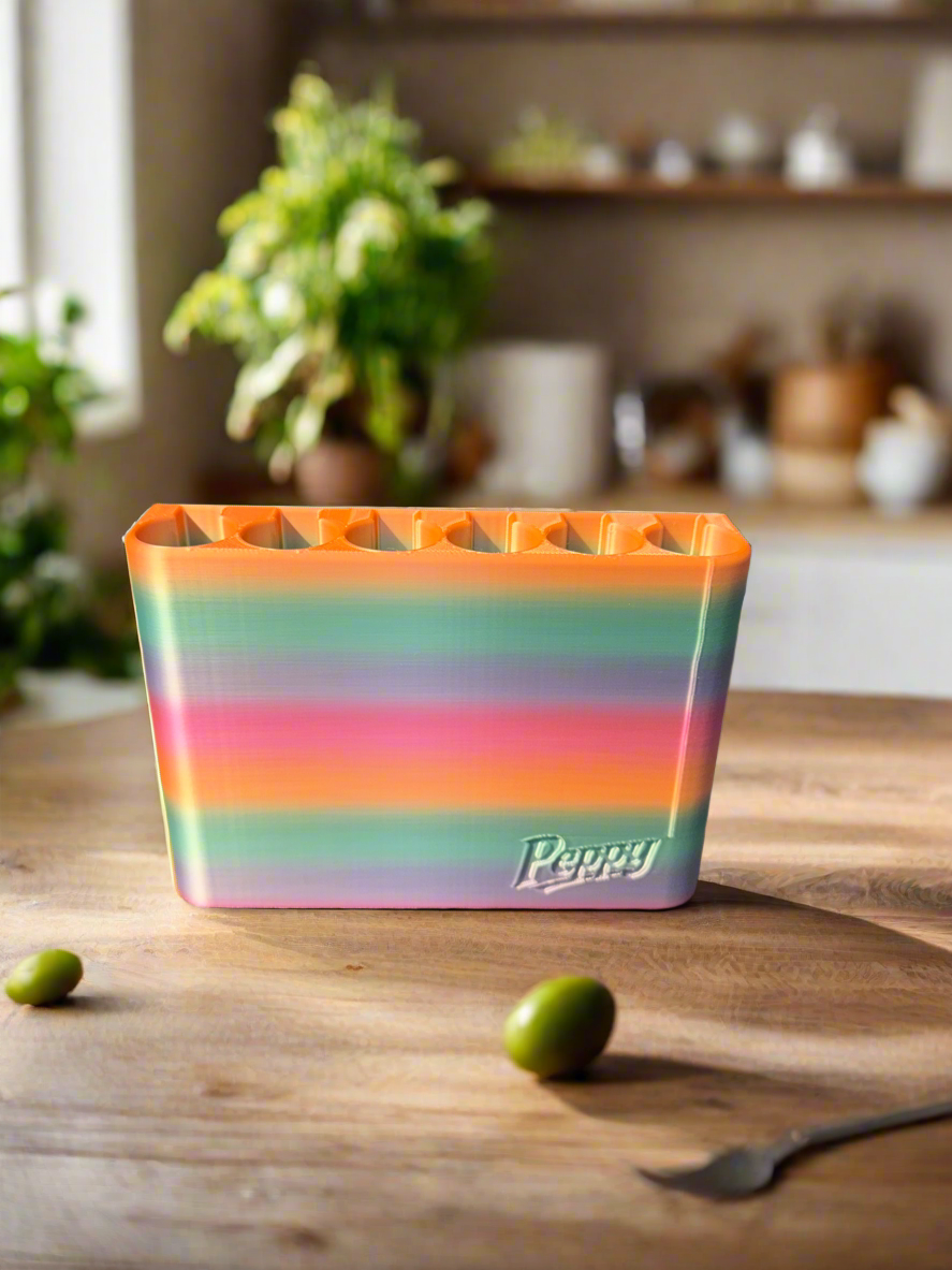 6 slot pen holder for fridge *Includes Velcro*