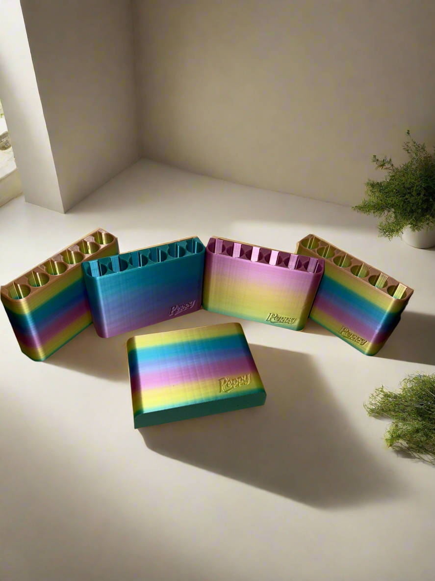 6 slot pen holder for fridge *Includes Velcro*