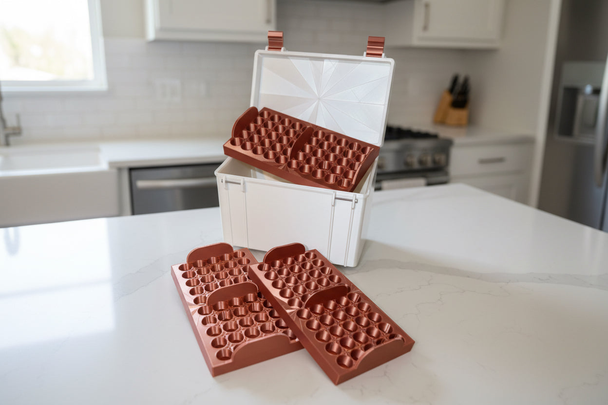 150 3ml vial case 10x5 (3) inserts