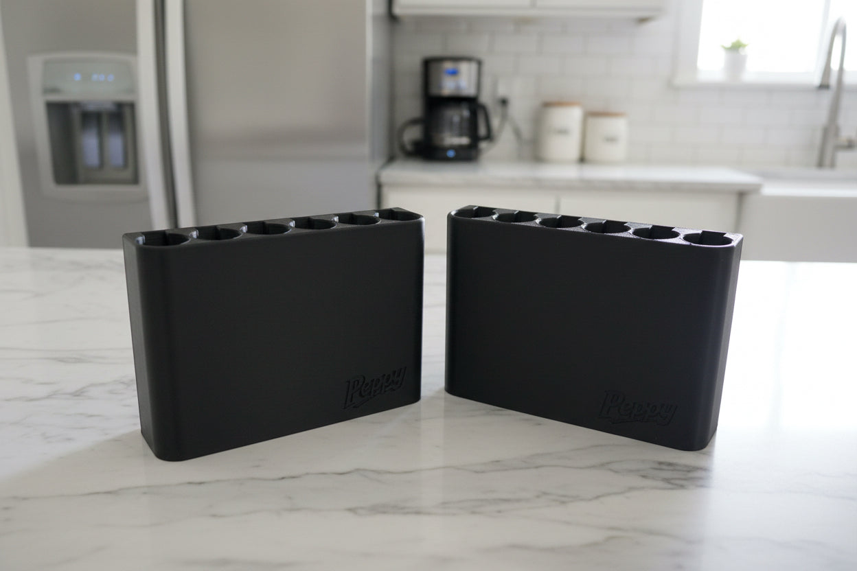 6 slot pen holder for fridge *Includes Velcro*