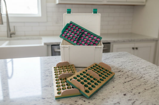 150 3ml vial case 10x5 (3) inserts