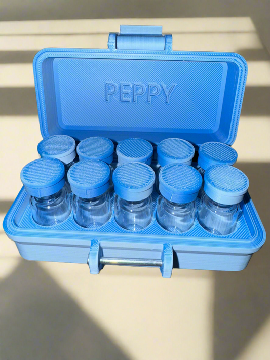 1 Latch 5x2 3ml vial case*CAPS & VIALS NOT INCLUDED*