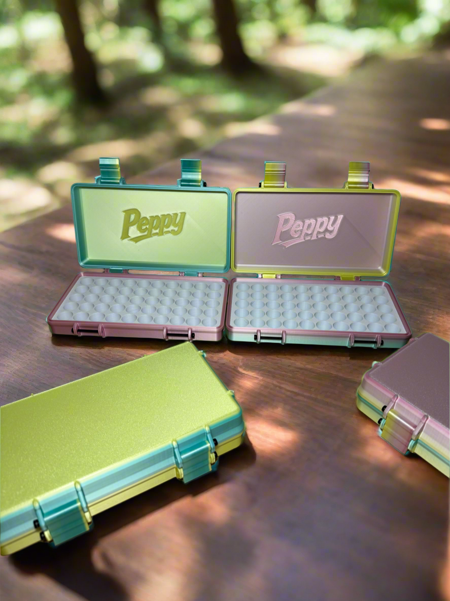 2 latch 5x10 3ml vial case