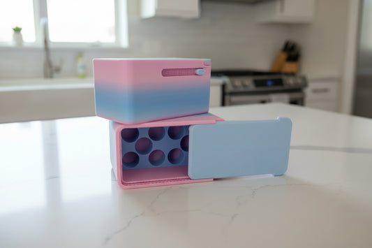 10 slot 3ml vial case with locking mechanism