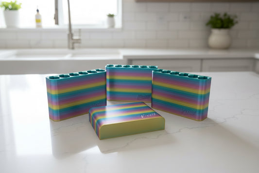 6 slot pen holder for fridge *Includes Velcro*