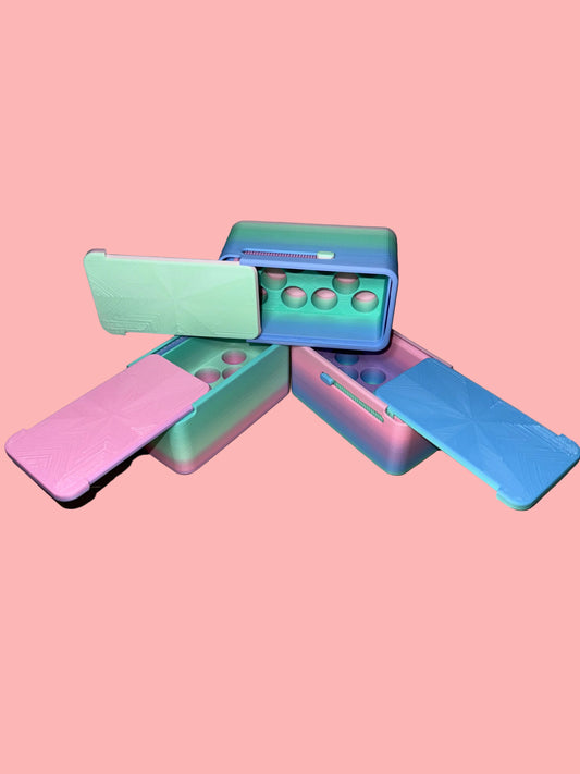 10 slot 3ml vial case with locking mechanism** FAULTY PRINT QUALITY**