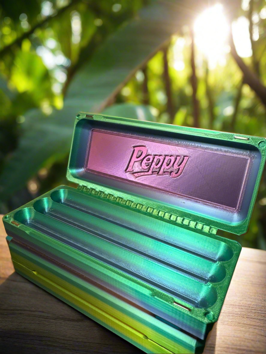 3 pen case w/magnetic locks