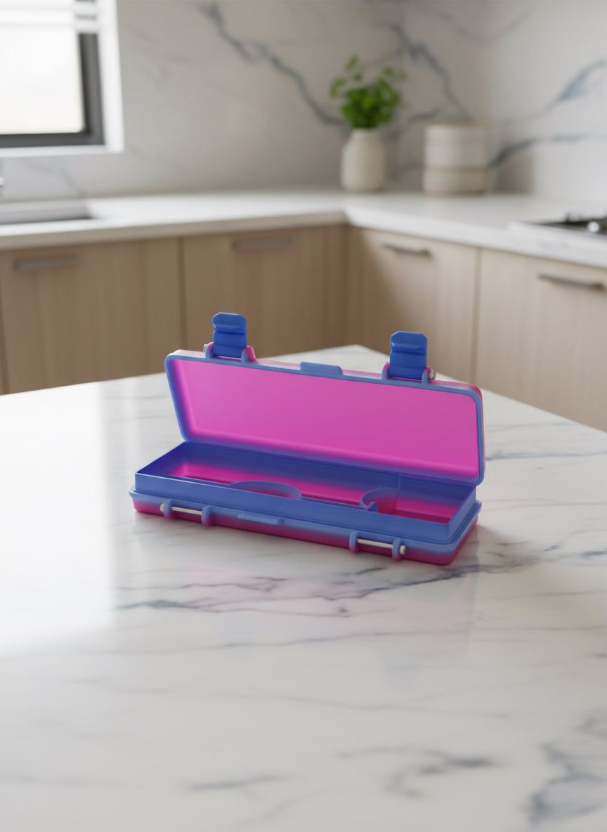 Pen case w/ needle holder and alcohol wipe slot