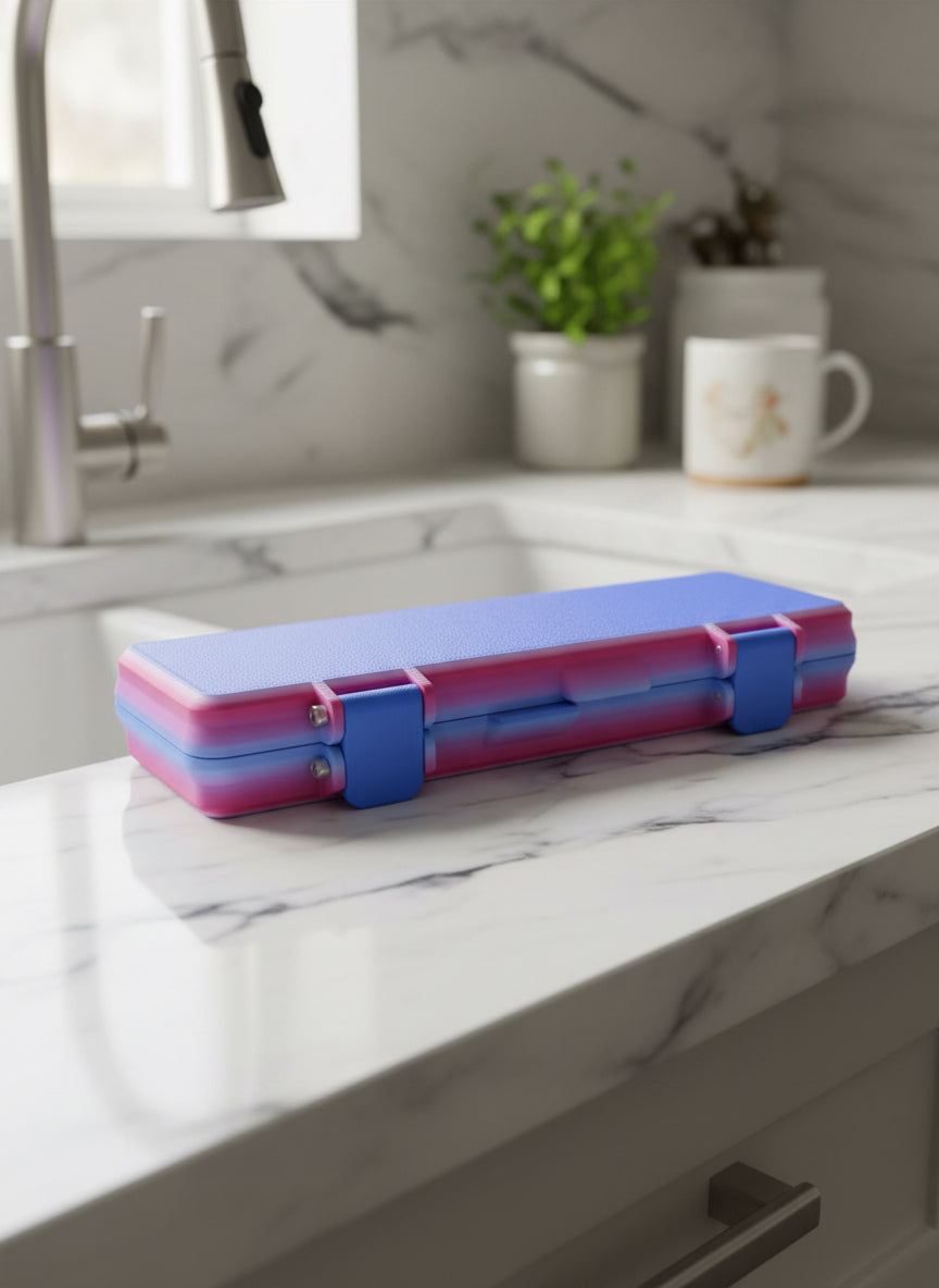 Pen case w/ needle holder and alcohol wipe slot