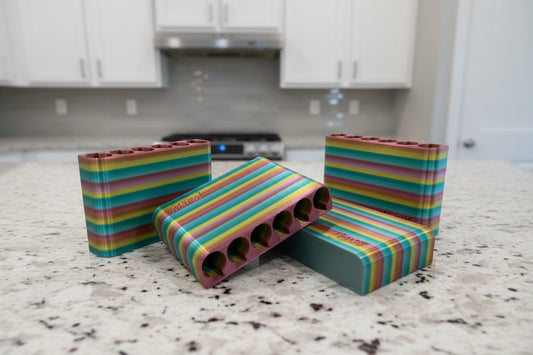 6 slot pen holder for fridge *Includes Velcro*