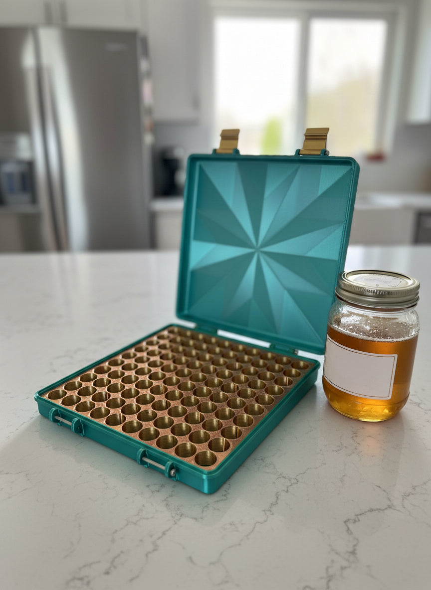 10x10 3ml vial case