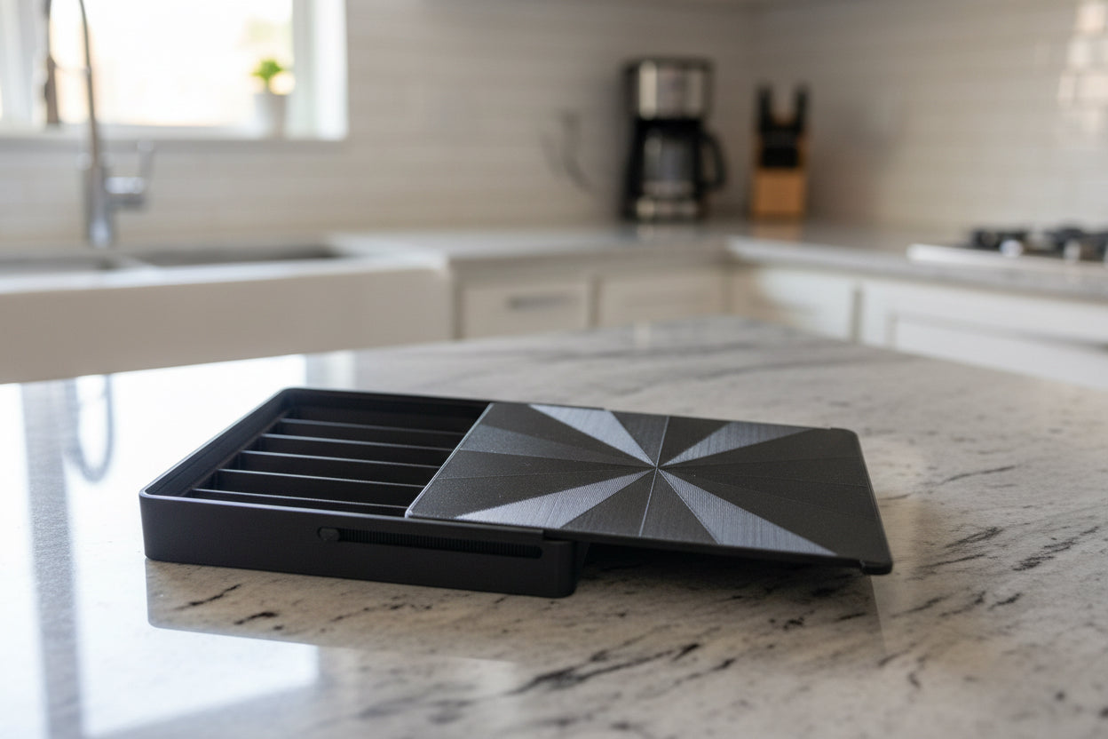 6 slot lockable pen holder case